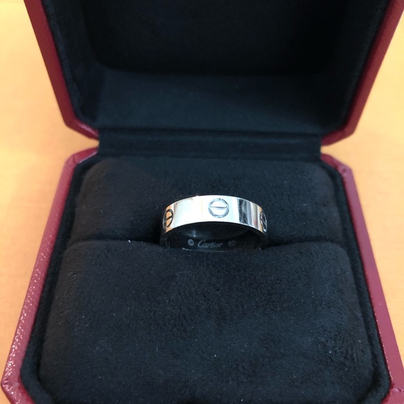 Cartier Other - Cartier 18k White Gold Men’s LOVE Ring Size 60